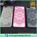 High Quality Flower Skin Plastic Case Back Cover For Iphone 6 Plus Mobile Phone
